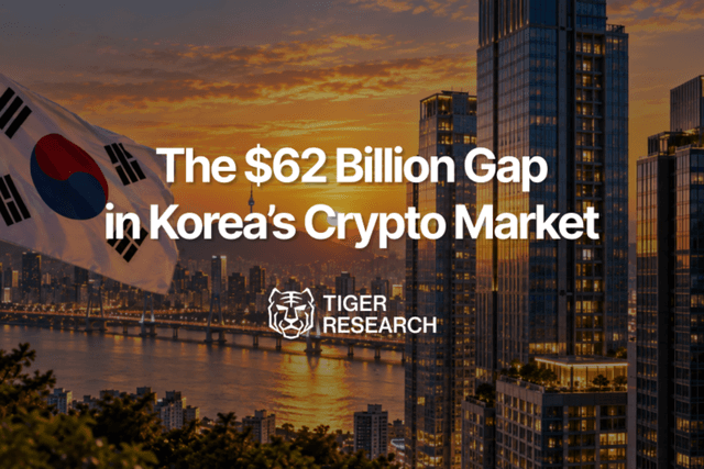 Tiger Research:620亿美元的缺口,韩国缺失的企业加密市场